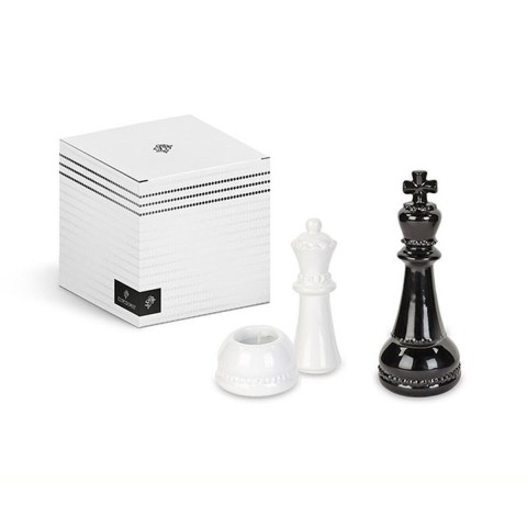 SET 2 SCACCHI RE E REGINA CANDELA CON SCATOLA